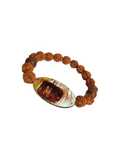 Mahakaleshwar Shivling 5 Mukhi Rudraksha Bracelet